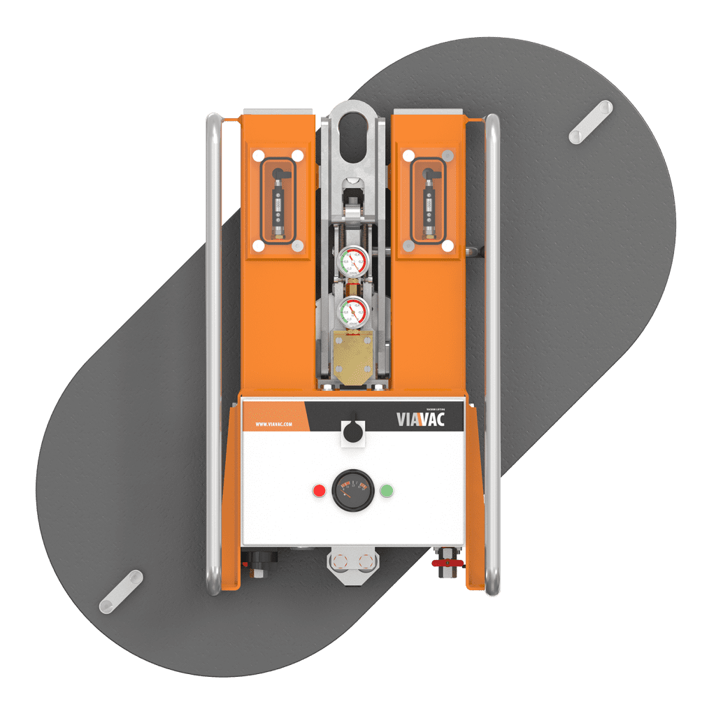 De vacuümheffer Cladboy compact CB2 roteert 360 graden